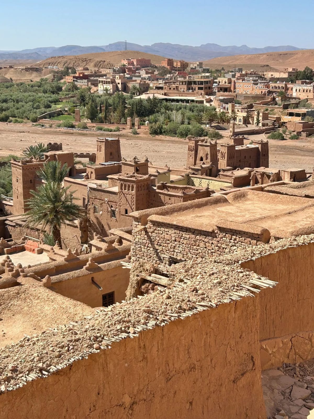 Ksar d’Aït Ben Haddou et palmeraie, Maroc